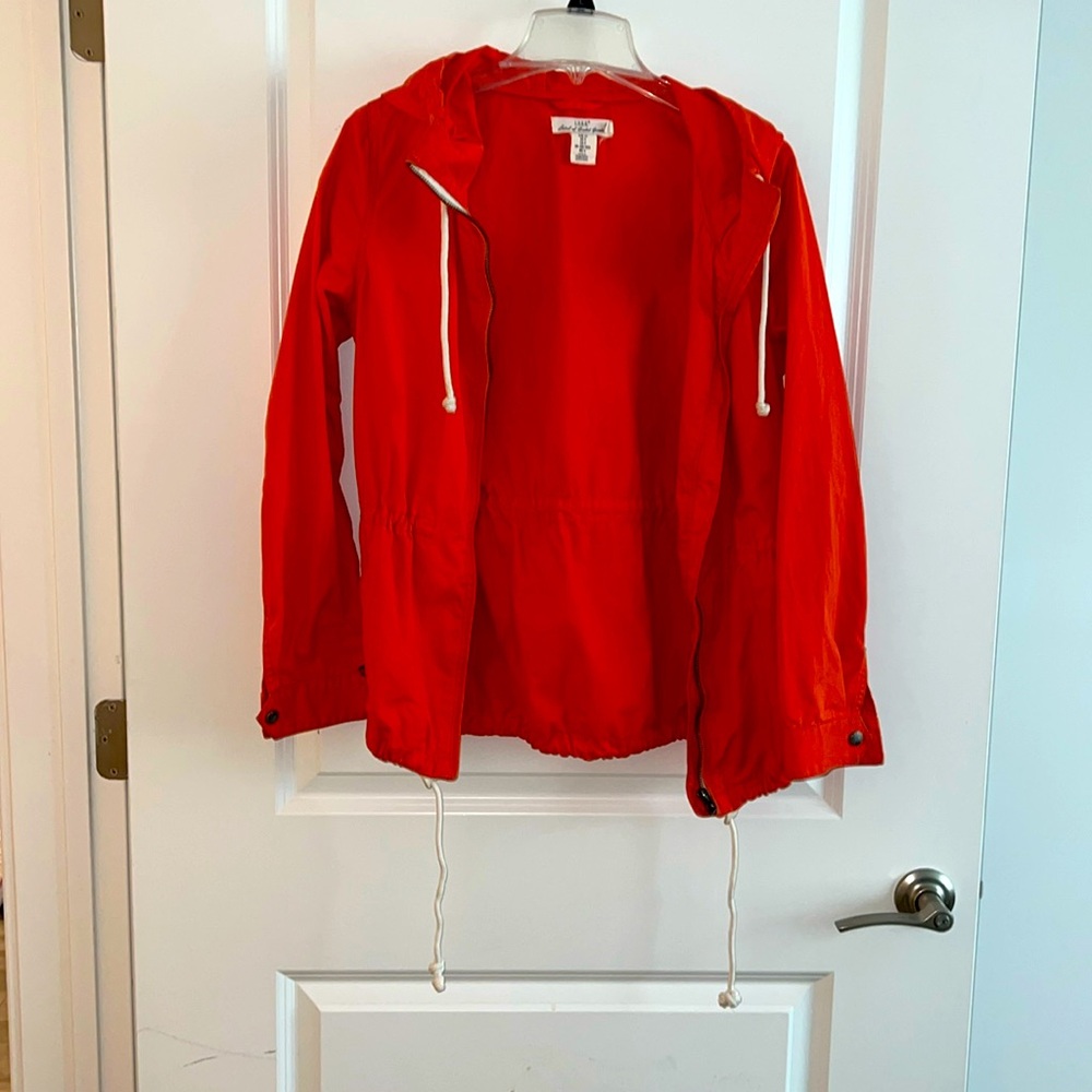 Orange utility jacket